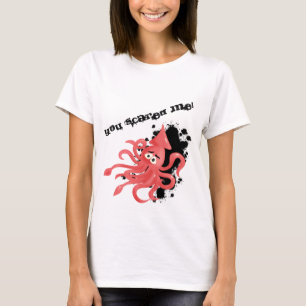 Camiseta Calamar asustado