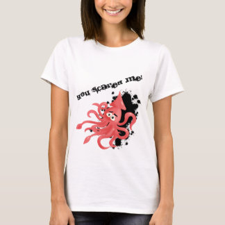 Camiseta Calamar asustado