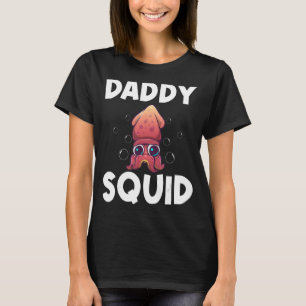Camiseta Calamar De Guay Para Hombres Papa Octopus Biology
