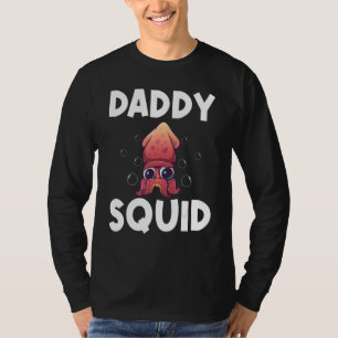 Camiseta Calamar De Guay Para Hombres Papa Octopus Biology