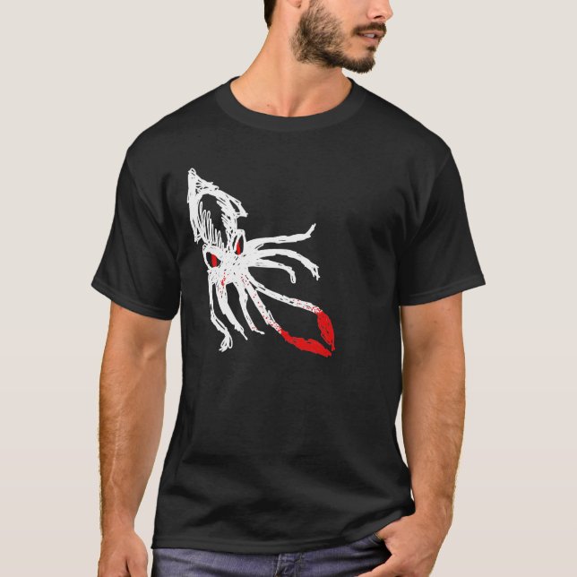 Camiseta Calamar enojado (Anverso)