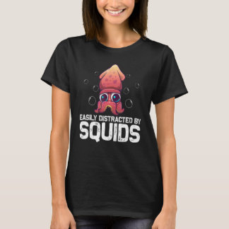 Camiseta Calamar Genial Para Hombres Mujeres Pulpo Biología