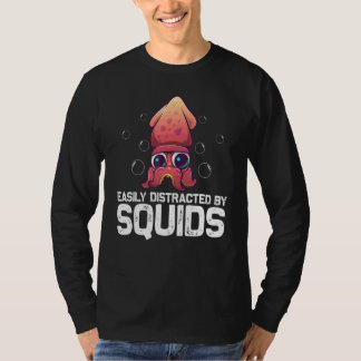Camiseta Calamar Genial Para Hombres Mujeres Pulpo Biología