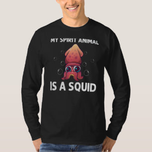 Camiseta Calamar Genial Para Hombres Mujeres Pulpo Biología