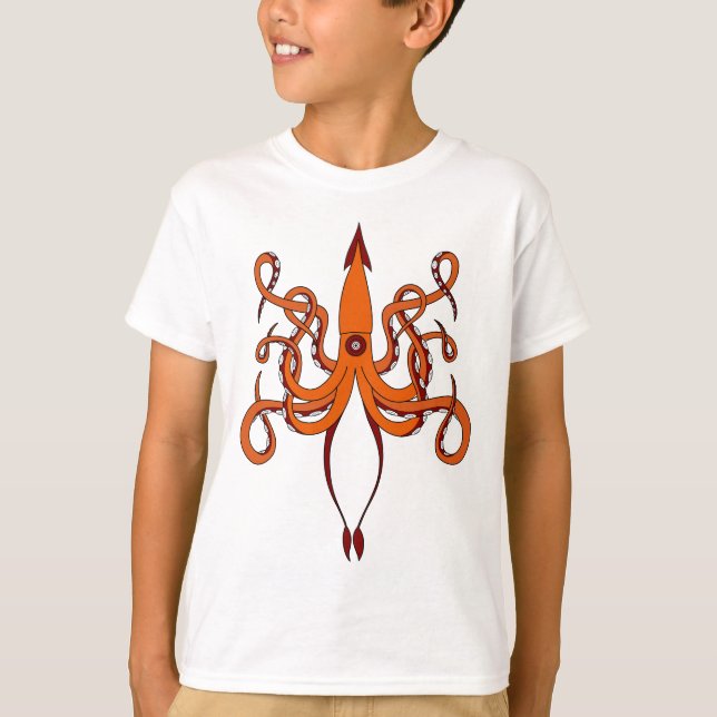 Camiseta calamar gigante (Anverso)