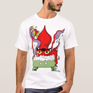 Camiseta Calamar gigante en una tina
