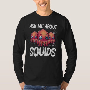 Camiseta Calamar gracioso para hombres Octopus Shore Kraken