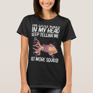 Camiseta Calamar Para Hombres Mujeres Tentáculos De Octopus