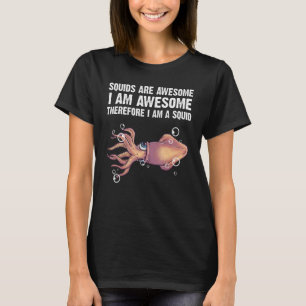 Camiseta Calamar Para Hombres Mujeres Tentáculos De Octopus