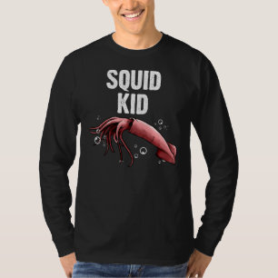 Camiseta Calamar Para Niños Chicas Calamari