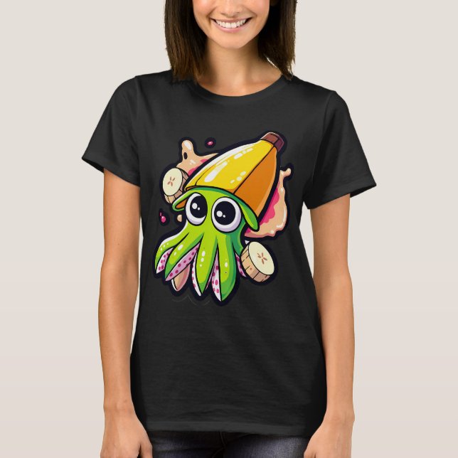 Camiseta Calamar plátano (Anverso)