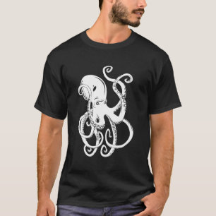 Camiseta Calamar pulpo agua mundo mar