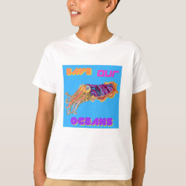 Camiseta Calamar Salvar nuestros océanos