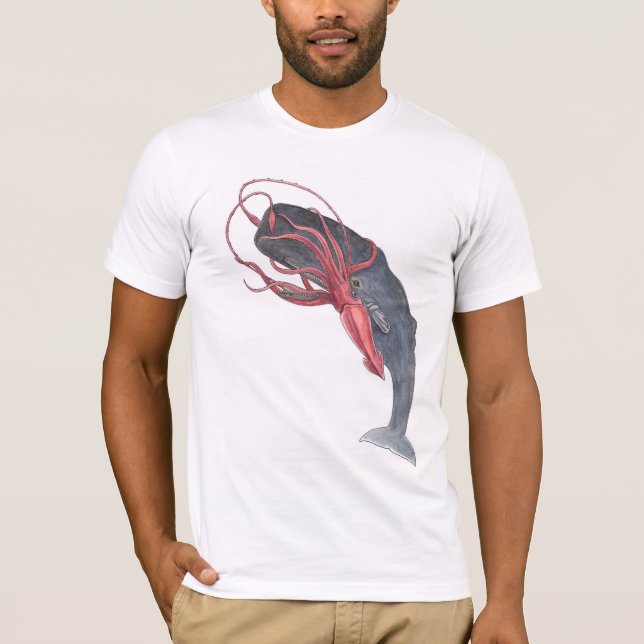 Camiseta Calamar y ballena (Anverso)