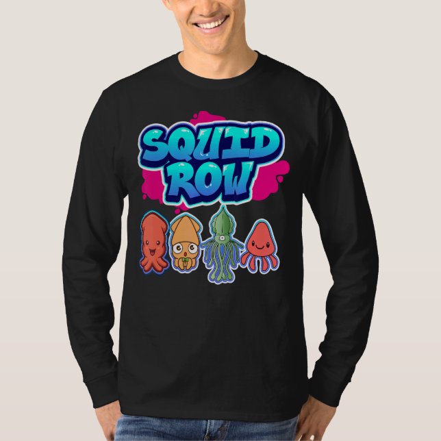 Camiseta Calamares de pulpo de fila 1 (Anverso)
