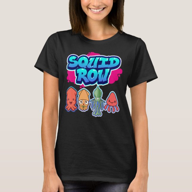 Camiseta Calamares de pulpo de fila 1 (Anverso)