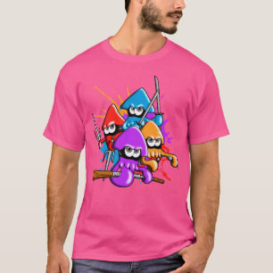 Camiseta Calamares Ninja De La Plana Adolescente.