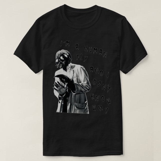 Camiseta Calambres de mosca humana 1958  (Diseño del anverso)