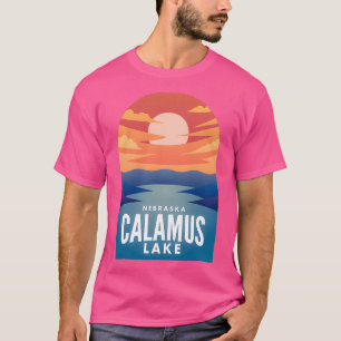 Camiseta Calamus Lake NB Retro Sunset