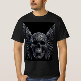 Camiseta Calavera alada