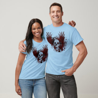 Camiseta Calavera alada