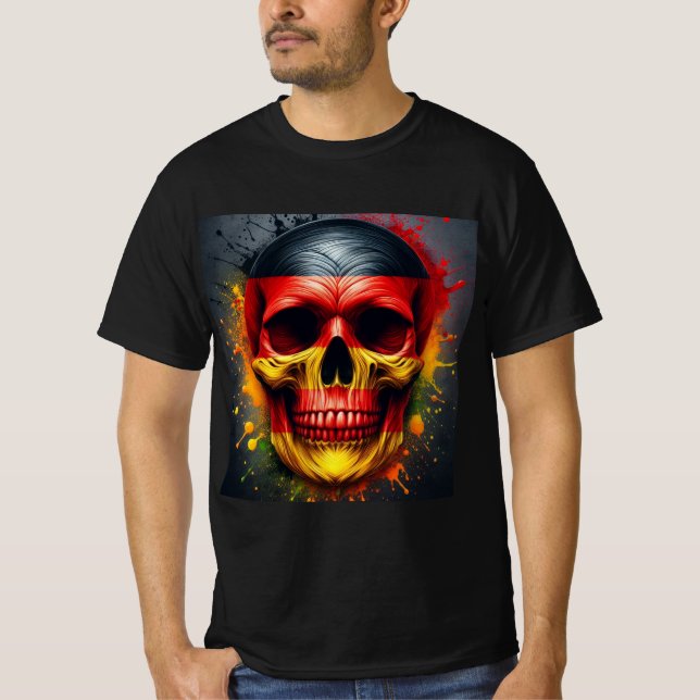 Camiseta Calavera alemana (Anverso)