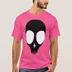 Camiseta Calavera Alien - Invertir - Sin contorno