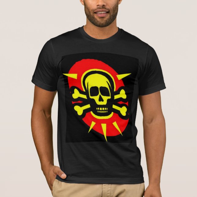 Camiseta Calavera Amarilla (Anverso)