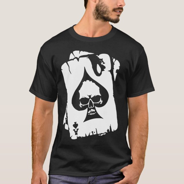 Camiseta Calavera - As de espadas (Anverso)