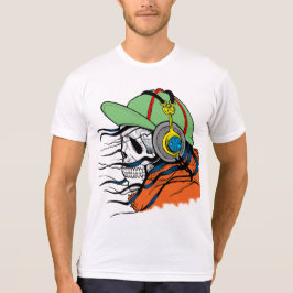 Camiseta Calavera, Auriculares, Sudadera con capucha, Gorra