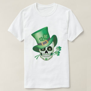 Camiseta Calavera Azucarada Irlandesa