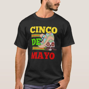 Camiseta Calavera Calavera Fiesta Mexicana México Cinco D