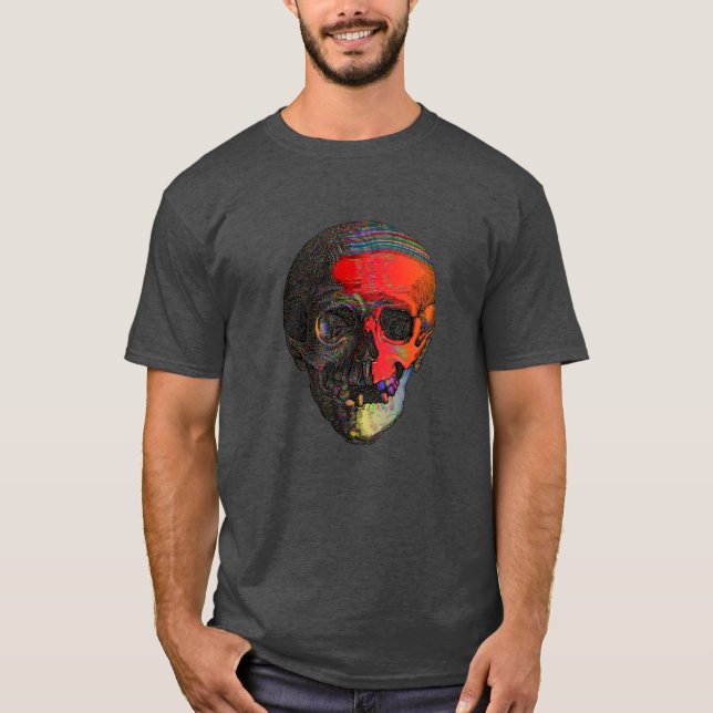 Camiseta Calavera Colorida (Anverso)