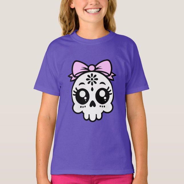 Camiseta Calavera con barba (Anverso)