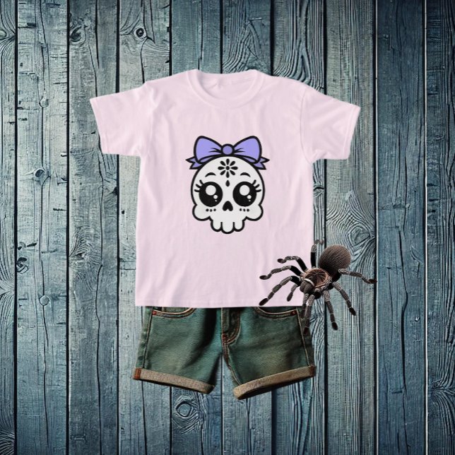 Camiseta Calavera con barba (Pretty in pink.)