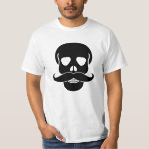 Camiseta Calavera con bigote