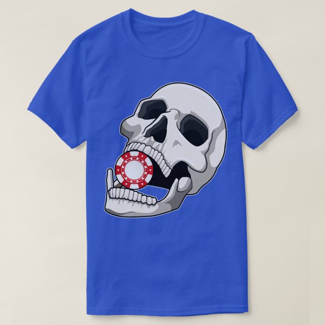 Camiseta Calavera con chip (Diseño del anverso)