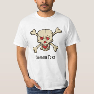 Camiseta Calavera con corazón