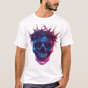 Camiseta Calavera con Corona de Espinas