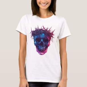 Camiseta Calavera con Corona de Espinas