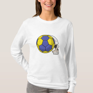 Camiseta Calavera con deportes de balonmano