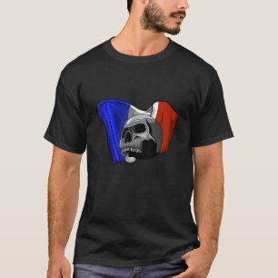 Camiseta Calavera con diseño gráfico de Ilustracion con ban