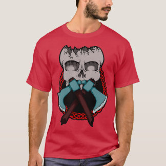 Camiseta Calavera con ejes