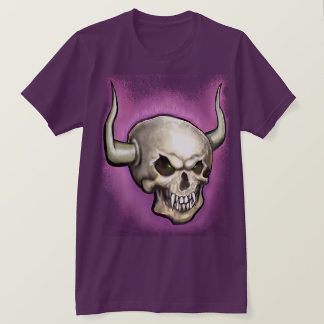 Camiseta Calavera con fangos (Anverso del diseño)