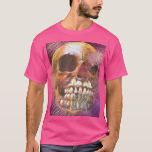 Camiseta Calavera con fuegos artificiales