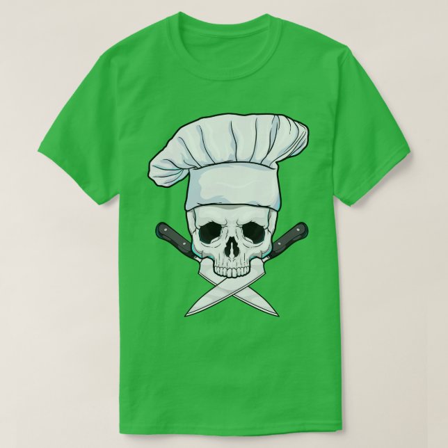 Camiseta Calavera con gorra Chef Knife (Diseño del anverso)
