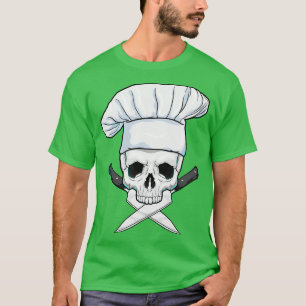 Camiseta Calavera con gorra Chef Knife