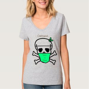 Camiseta Calavera Con Máscara De Máscara Thunder_Cove