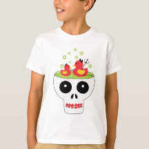 Calavera con púas del diablo del caucho