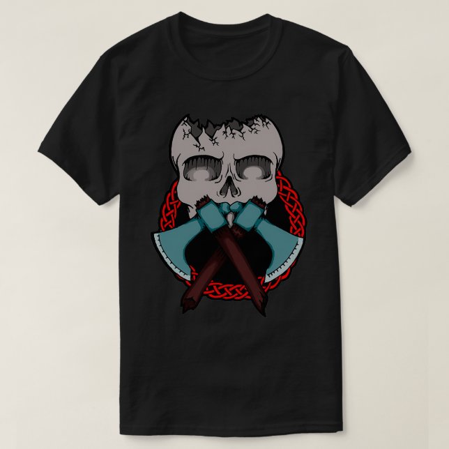 Camiseta Calavera conAxes Classic TShirt (Diseño del anverso)